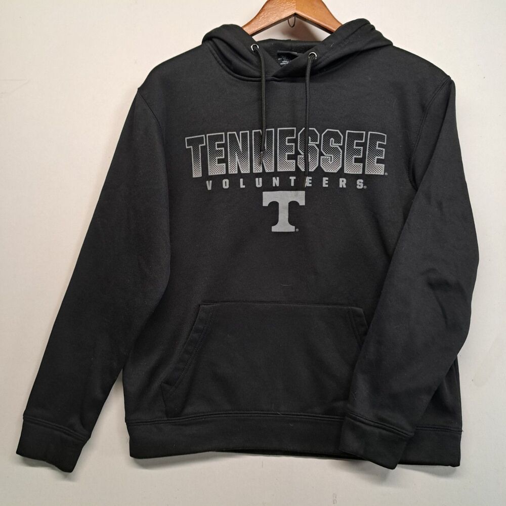 Colosseum Tennessee Volunteers Black Hoodie Men's Medium Polyester Pullover